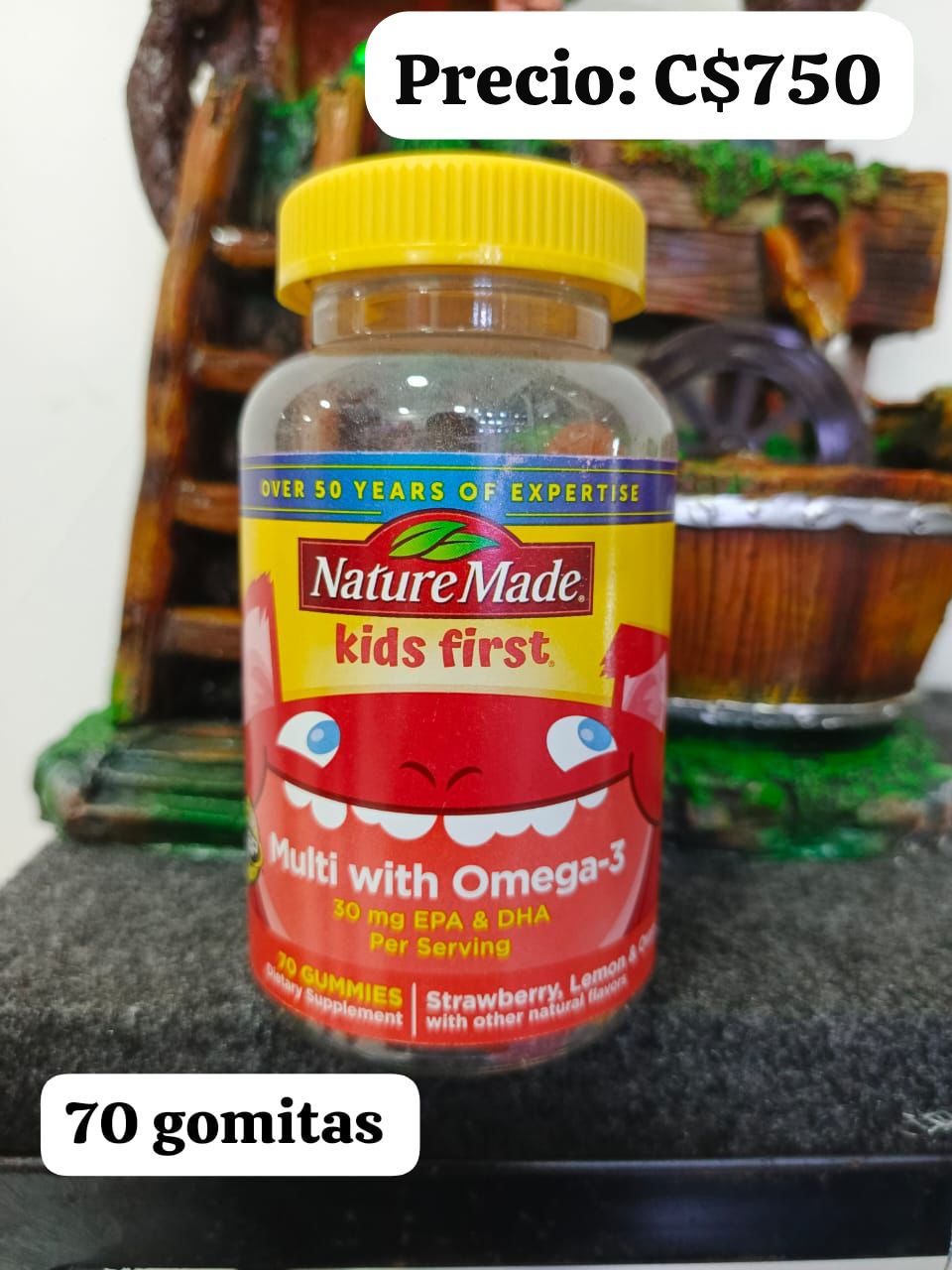 Multi Vitaminas con Omega-3 para niños y adolecentes