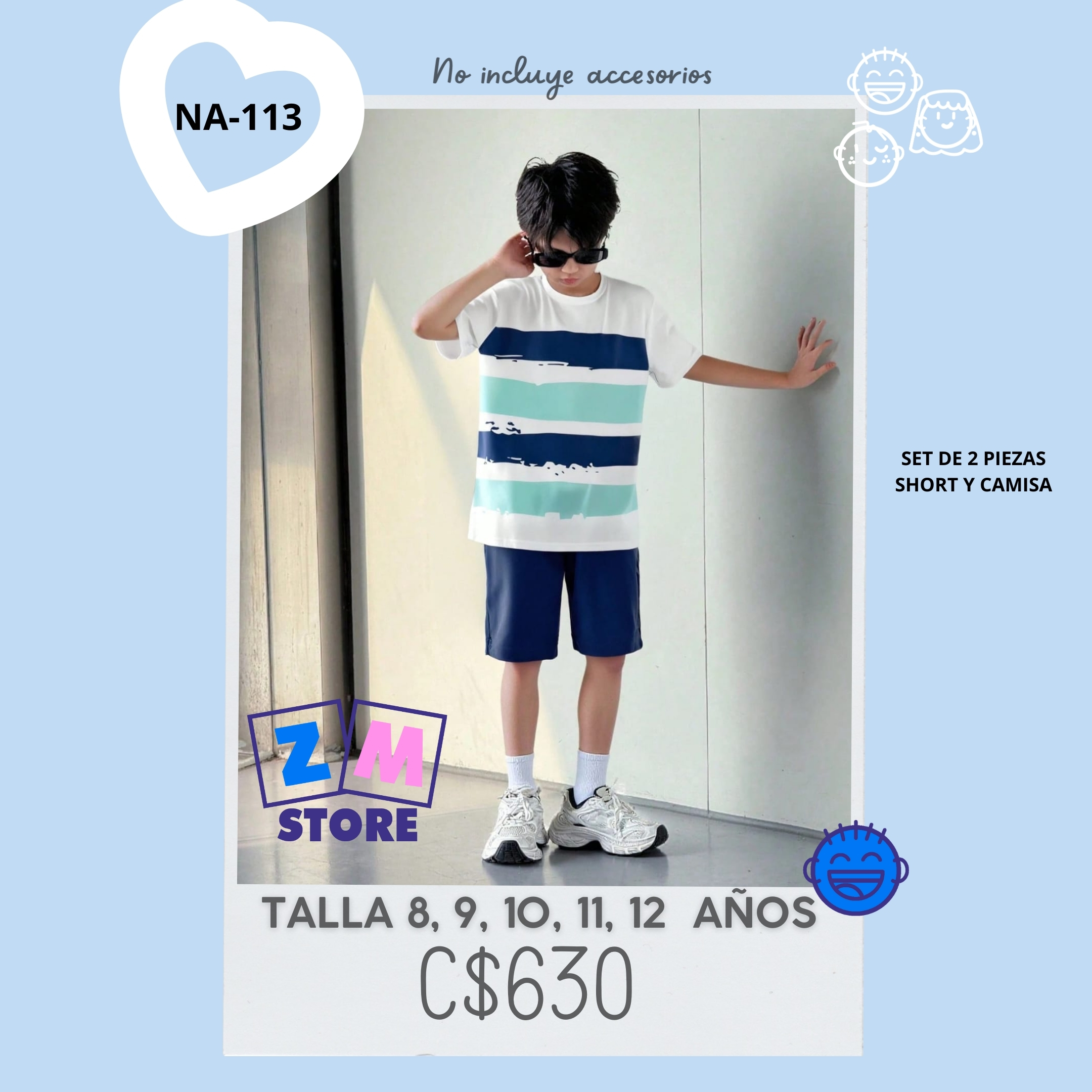 Conjunto con short.--NA-113