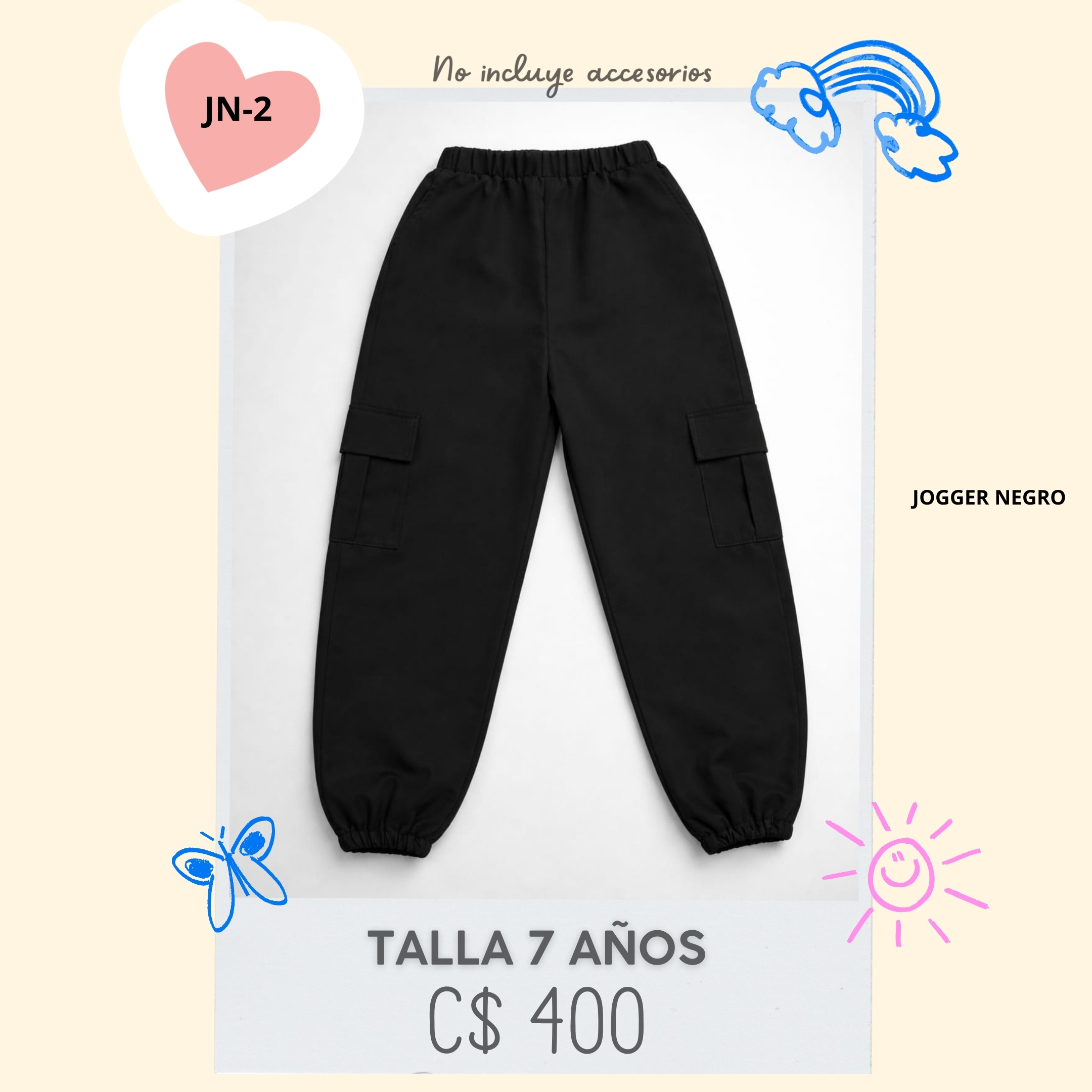 Jogger para niña. --JN-2