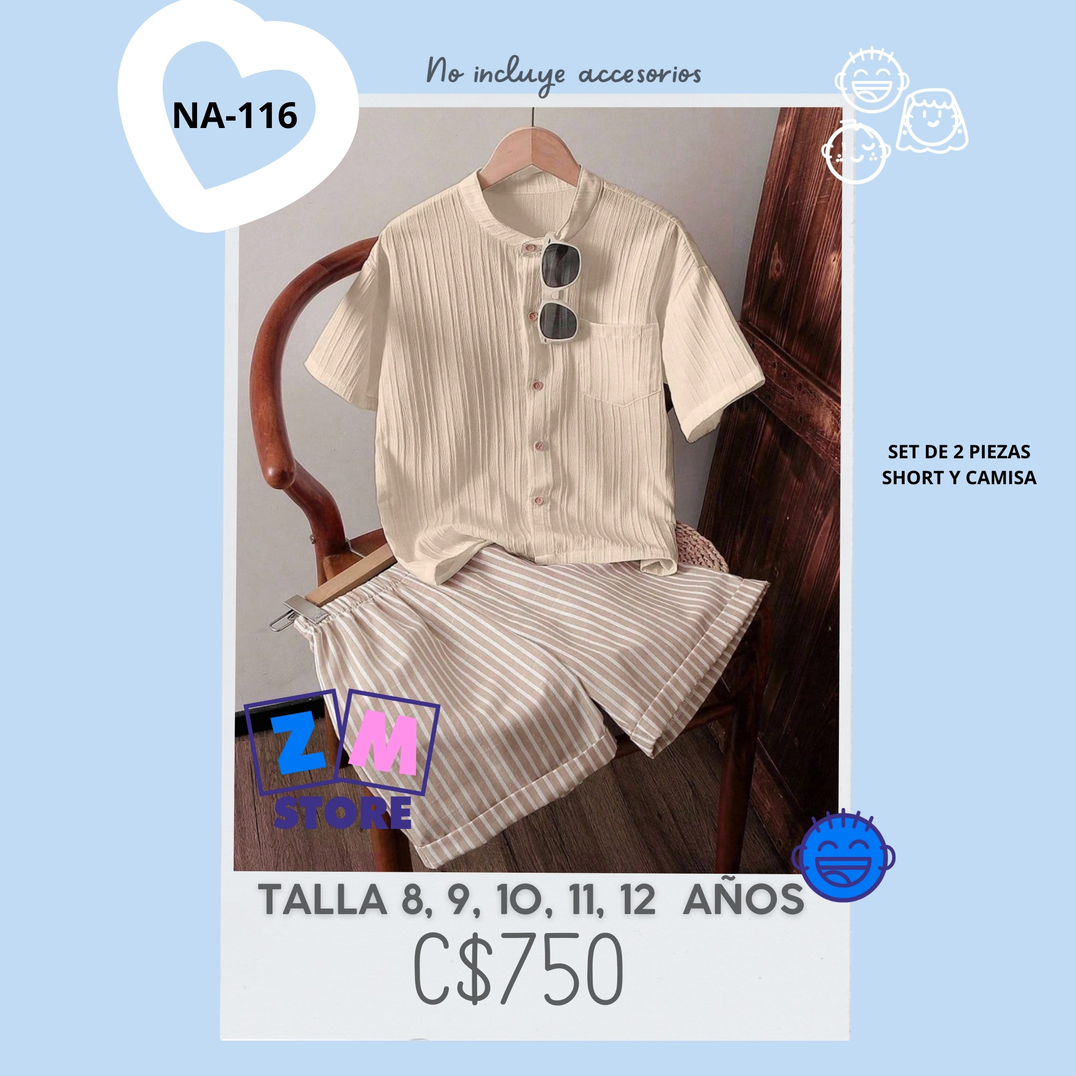 Conjunto con short.--NA-116