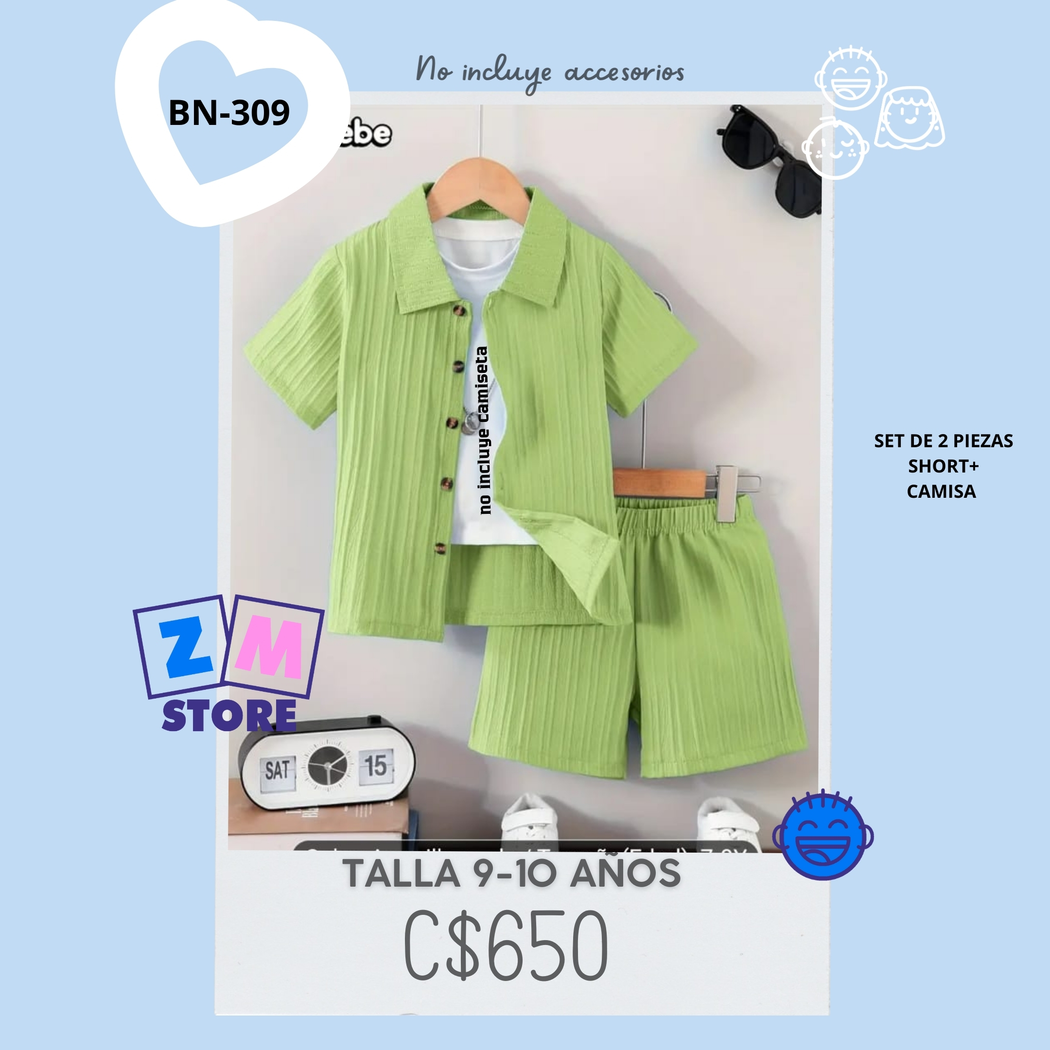 Conjunto con short.--BN-309