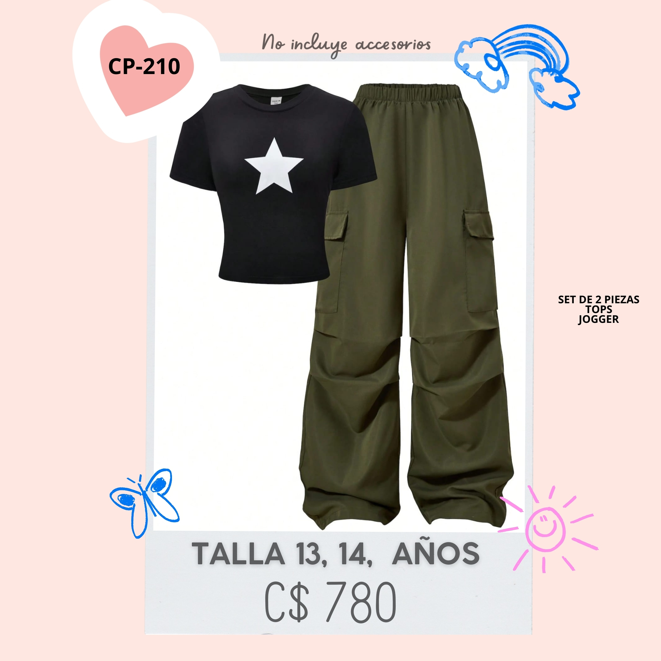 Conjunto con jogger--CP-210