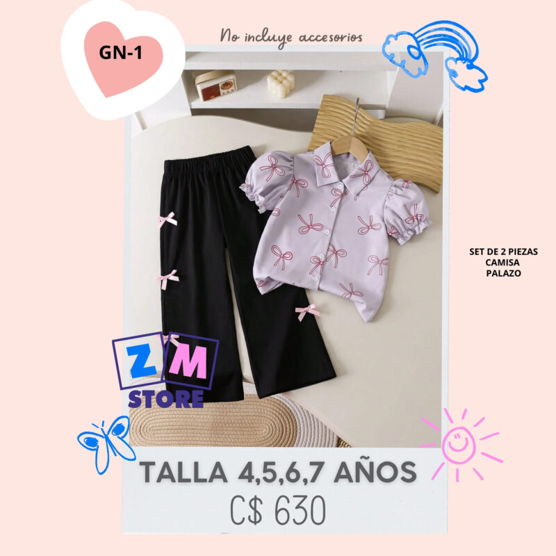 Conjunto con palazo.--GN-1